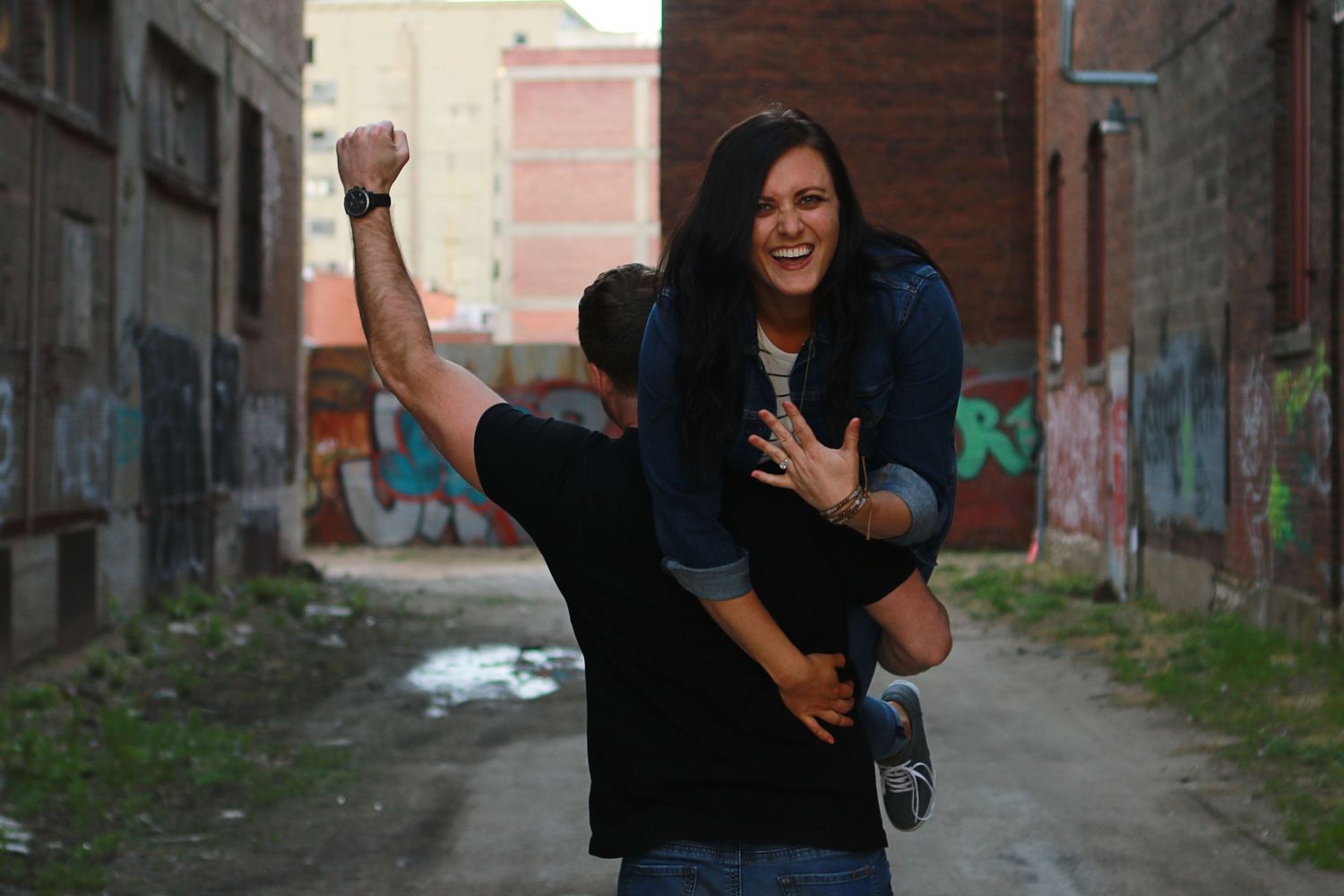 Engagement Photo, West Bottoms Kansas City