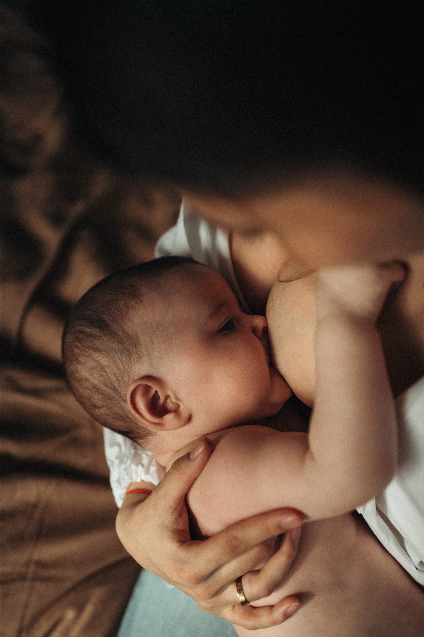 mother breastfeeding baby