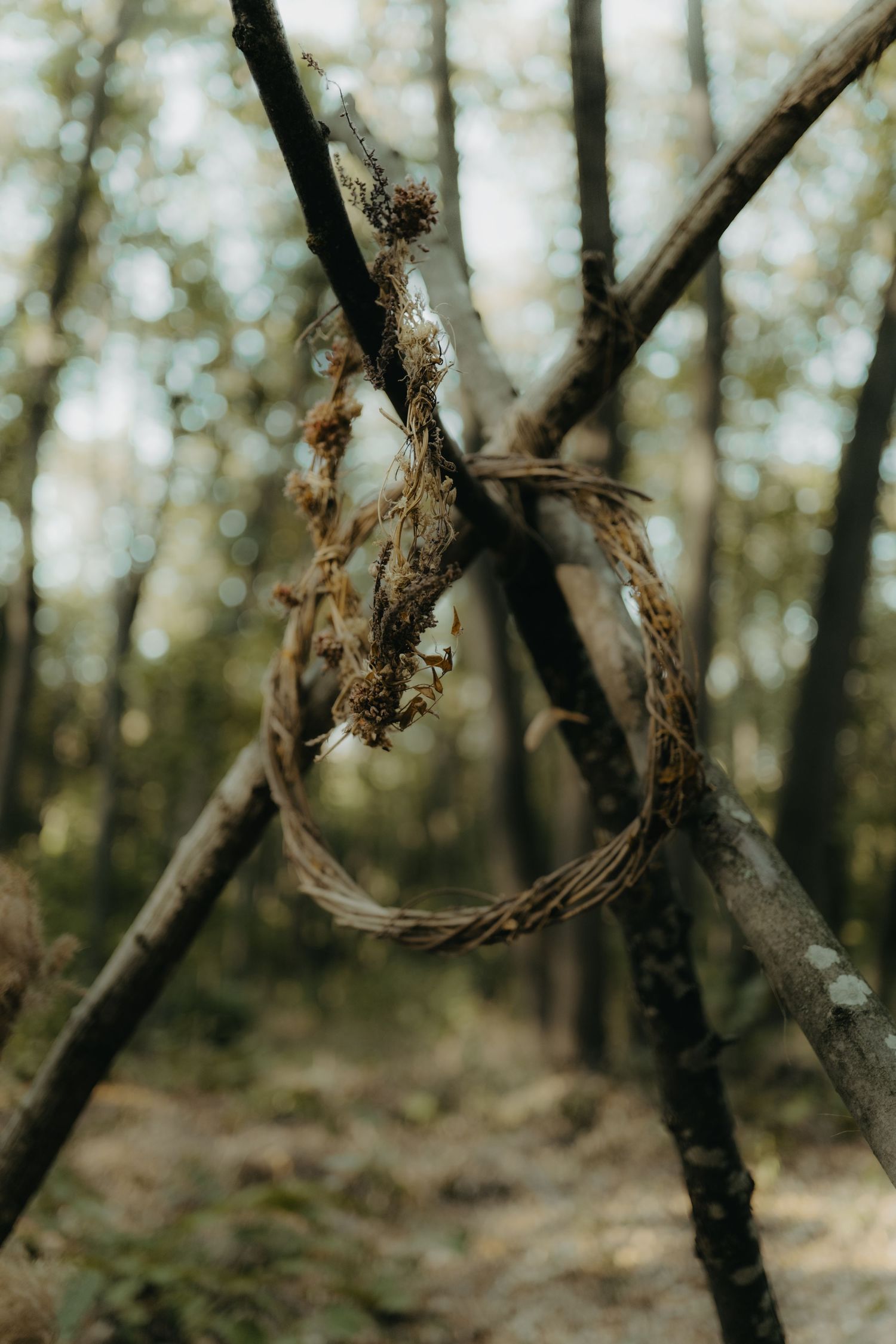 Спокойствие сред горите на България. Bulgarian forest Elopement decorations.
