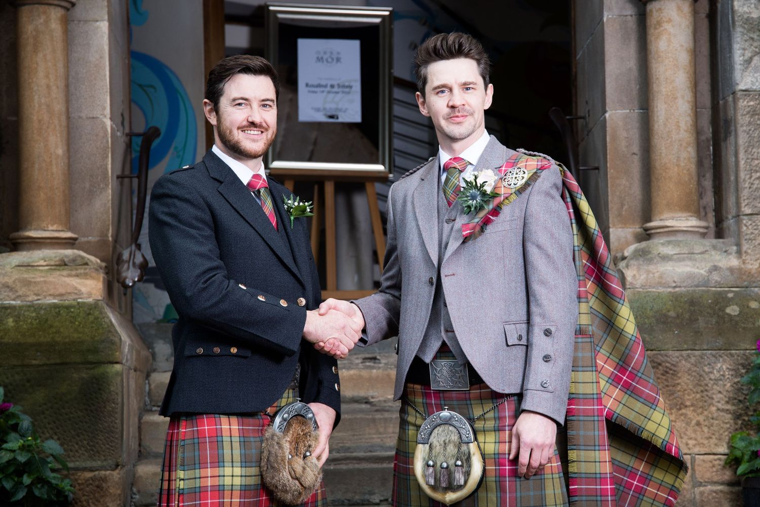Groom and best man