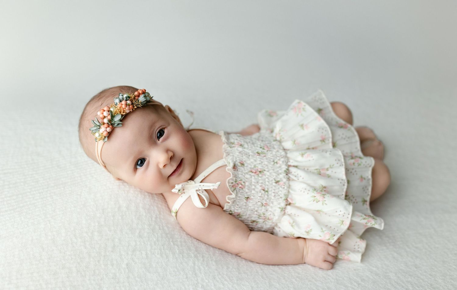 A 3-month-old little girl. Greenville, SC newborn photographer, Easley, SC newborn photographer, Upstate SC newborn photographer