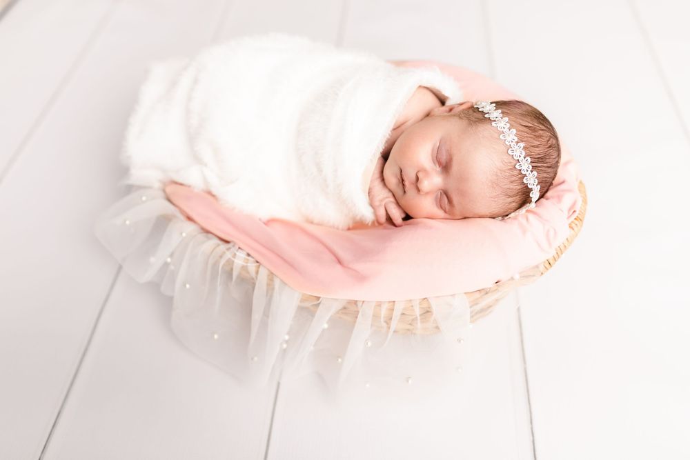 newborn photography at home session new baby studio session basket