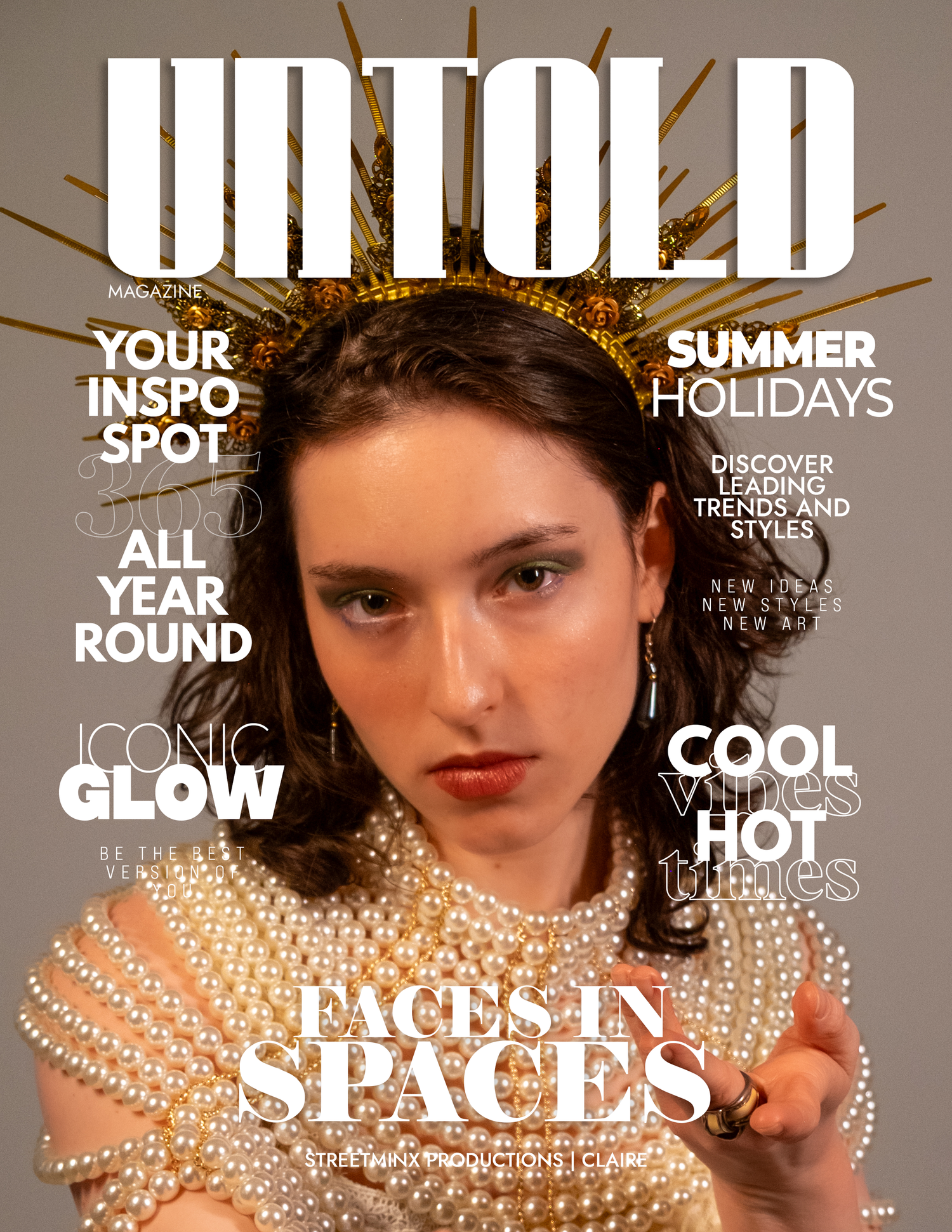 Stylish fashion magazine cover 'Le Desir' with blue and purple lighting featuring boudoir and fashion content.
