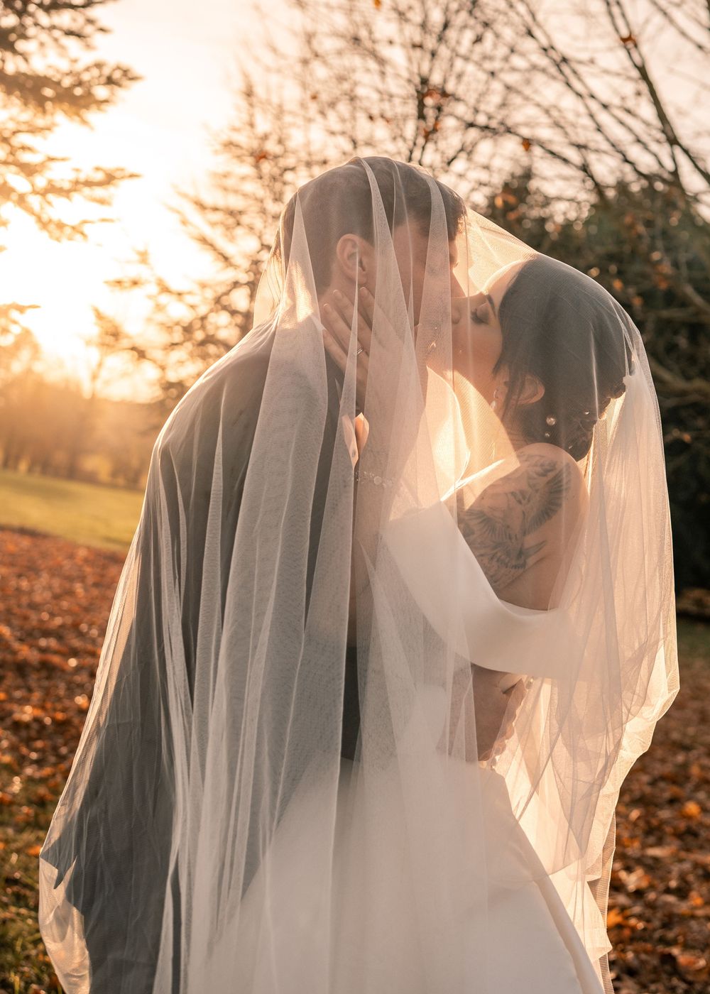 COUPLE PORTRAITS   NORFOLK WEDDING DUNSTON HALL NORWICH BLACK TIE WEDDING