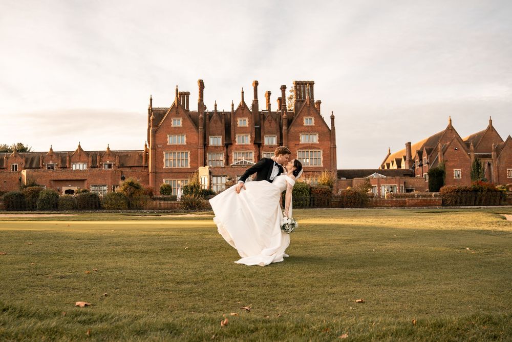 COUPLE PORTRAITS   NORFOLK WEDDING DUNSTON HALL NORWICH BLACK TIE WEDDING