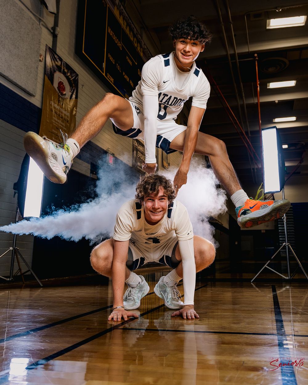 Team Sports Banner Pictures by Anjeanette Photography Graduation High School Seniors AZ Phoenix Arizona
