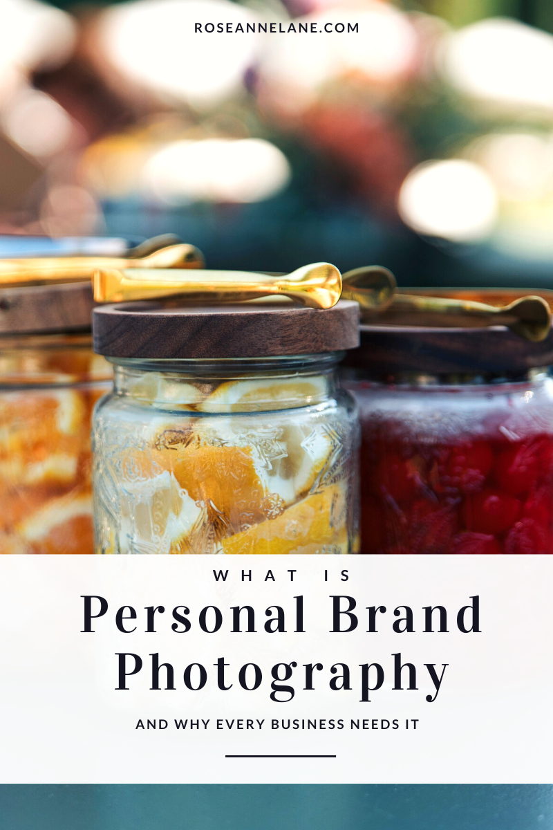 Personal brand photography graphic made for a blog post