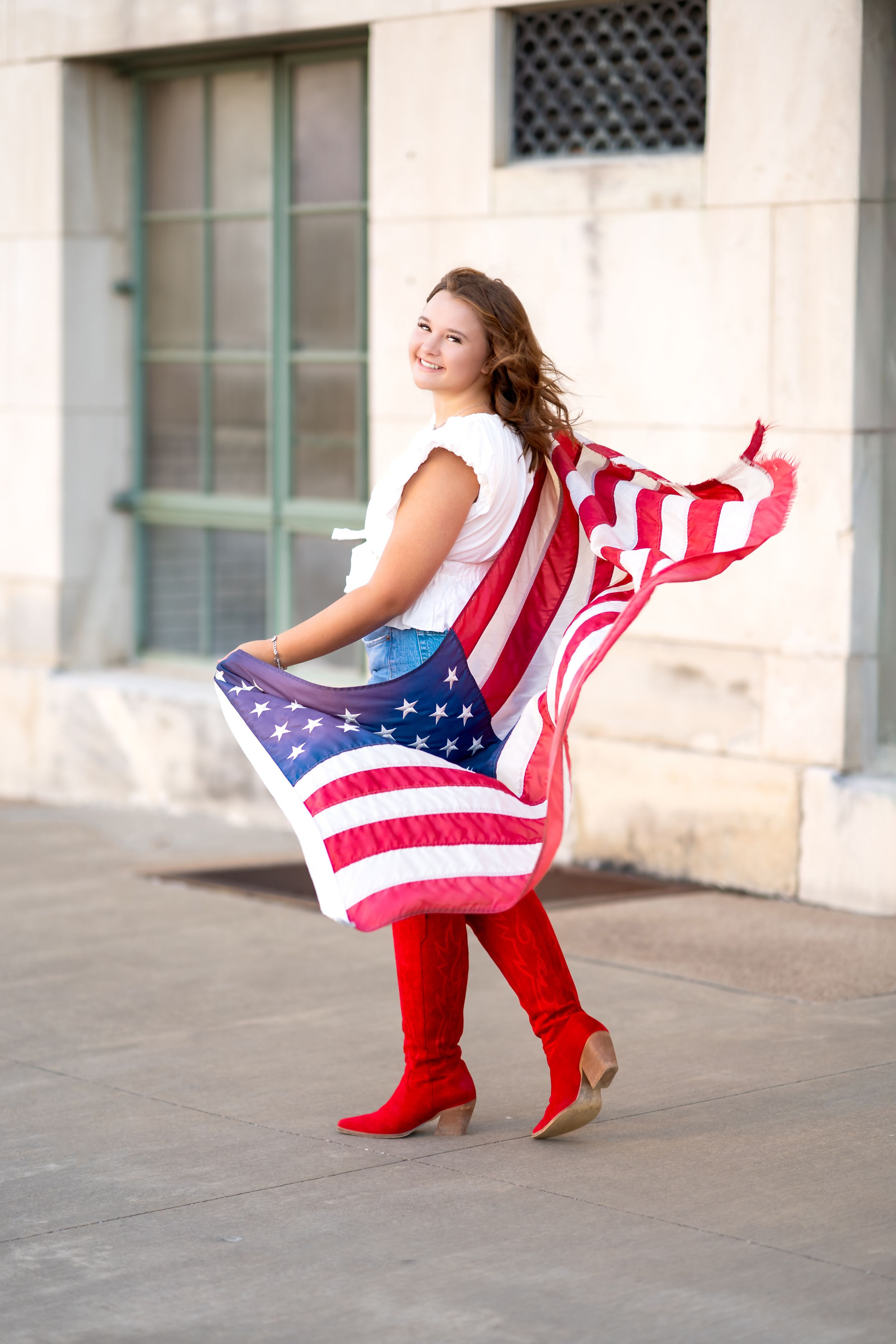 Fort Worth Senior Photographer 4th of July Senior Rep Team
