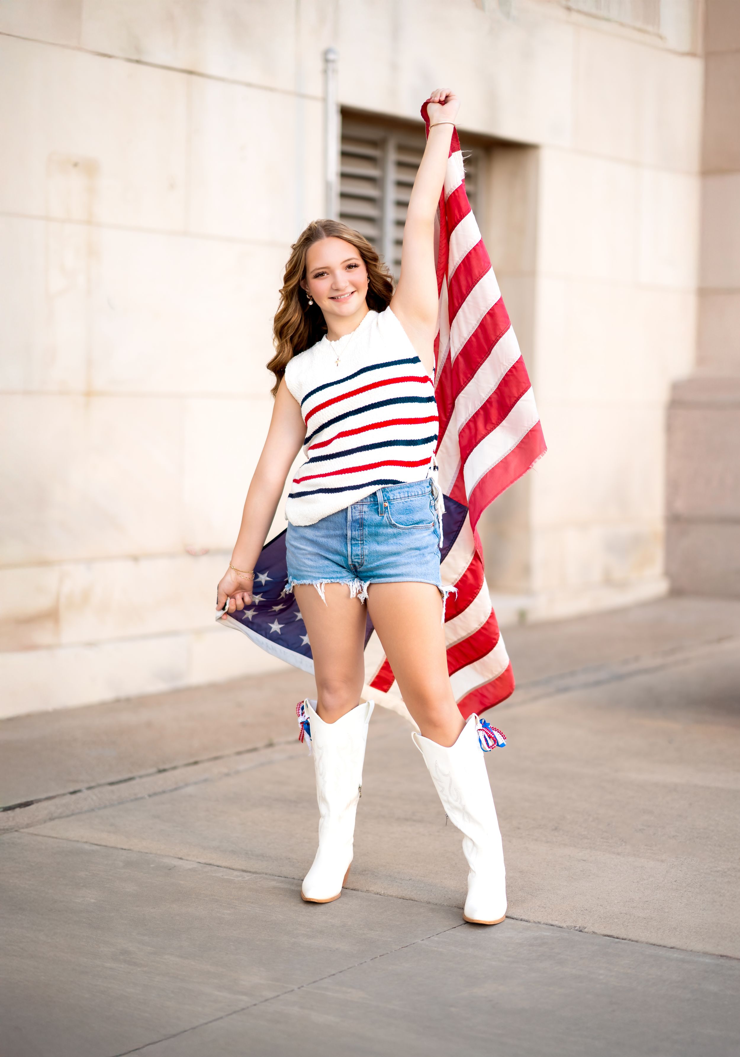 Fort Worth Senior Photographer 4th of July Senior Rep Team