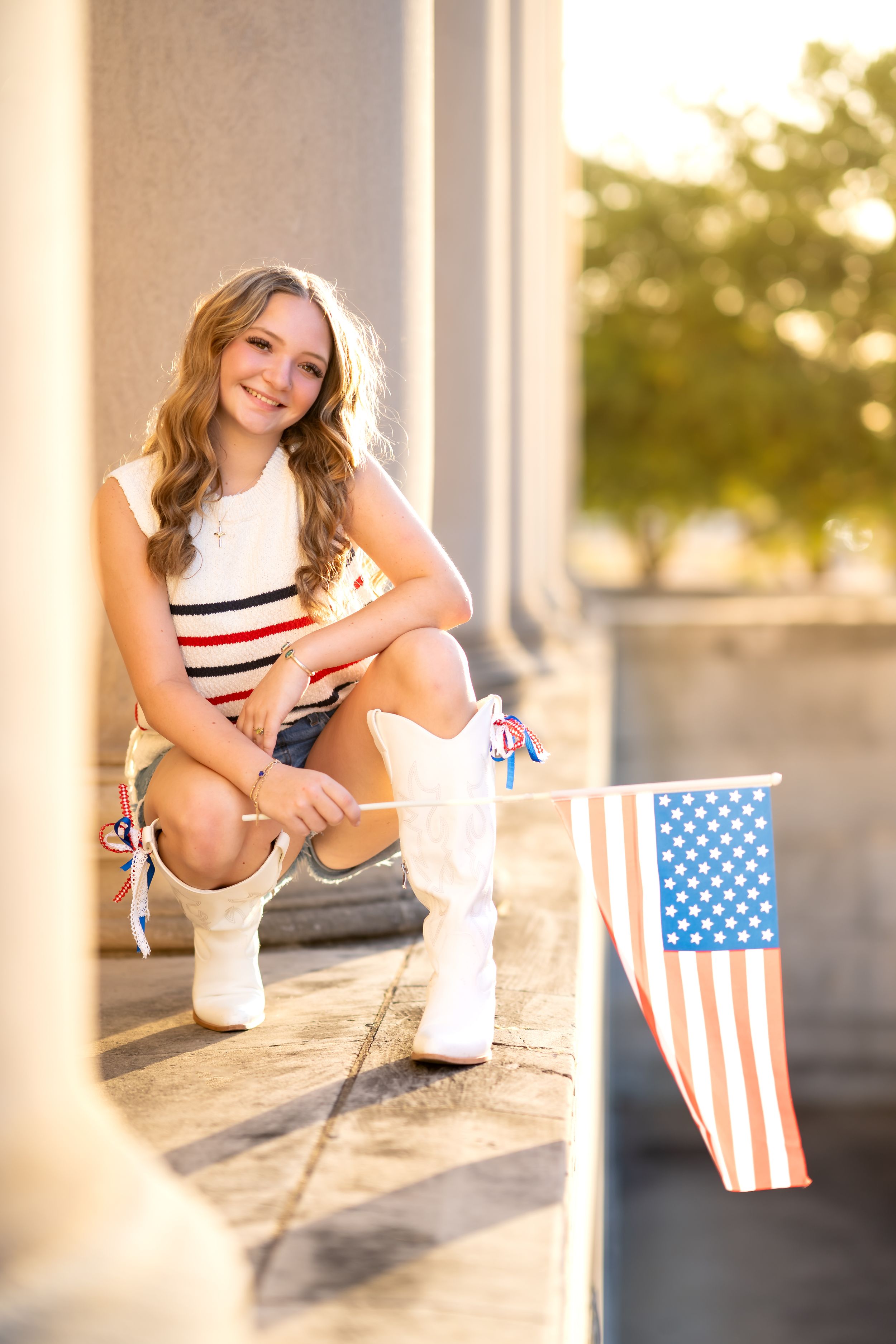 Fort Worth Senior Photographer 4th of July Senior Rep Team