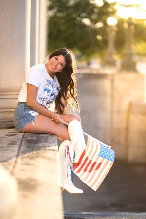 Fort Worth Senior Photographer 4th of July Senior Rep Team