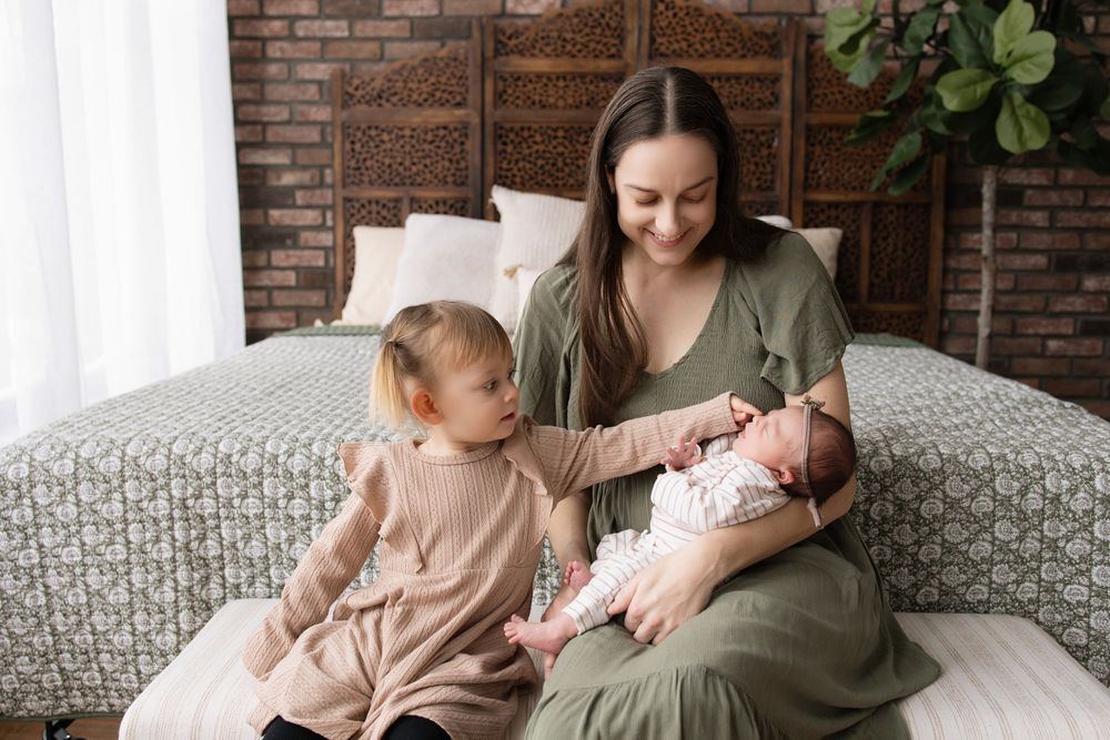 Kendall Kuss Photography, newborn photos in Watertown Wisconsin family photo studio