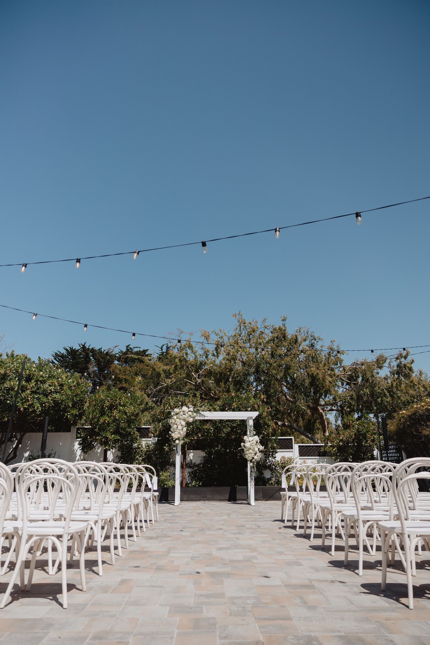 Perry House Monterey Wedding ceremony