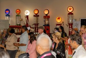Atmospheric crowd photography captured during a Bay Area luxury event by Raymond C. Hansell Photography.