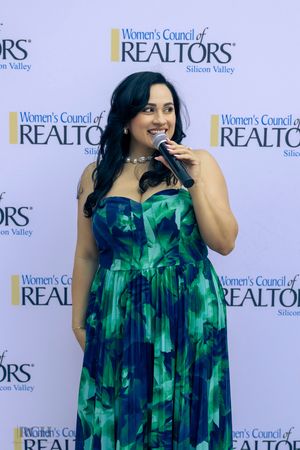 Fashion-inspired portrait photographed during a luxury Los Gatos event by Raymond C. Hansell Photography.