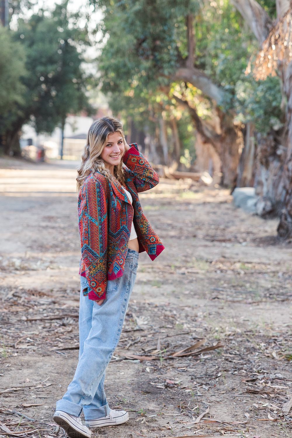 Simi Valley photographer captures Dylan, a 2024 Simi High School graduate, in timeless and natural outdoor senior portraits.