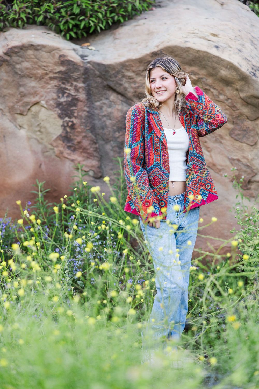 Simi Valley photographer captures Dylan, a 2024 Simi High School graduate, in timeless and natural outdoor senior portraits.