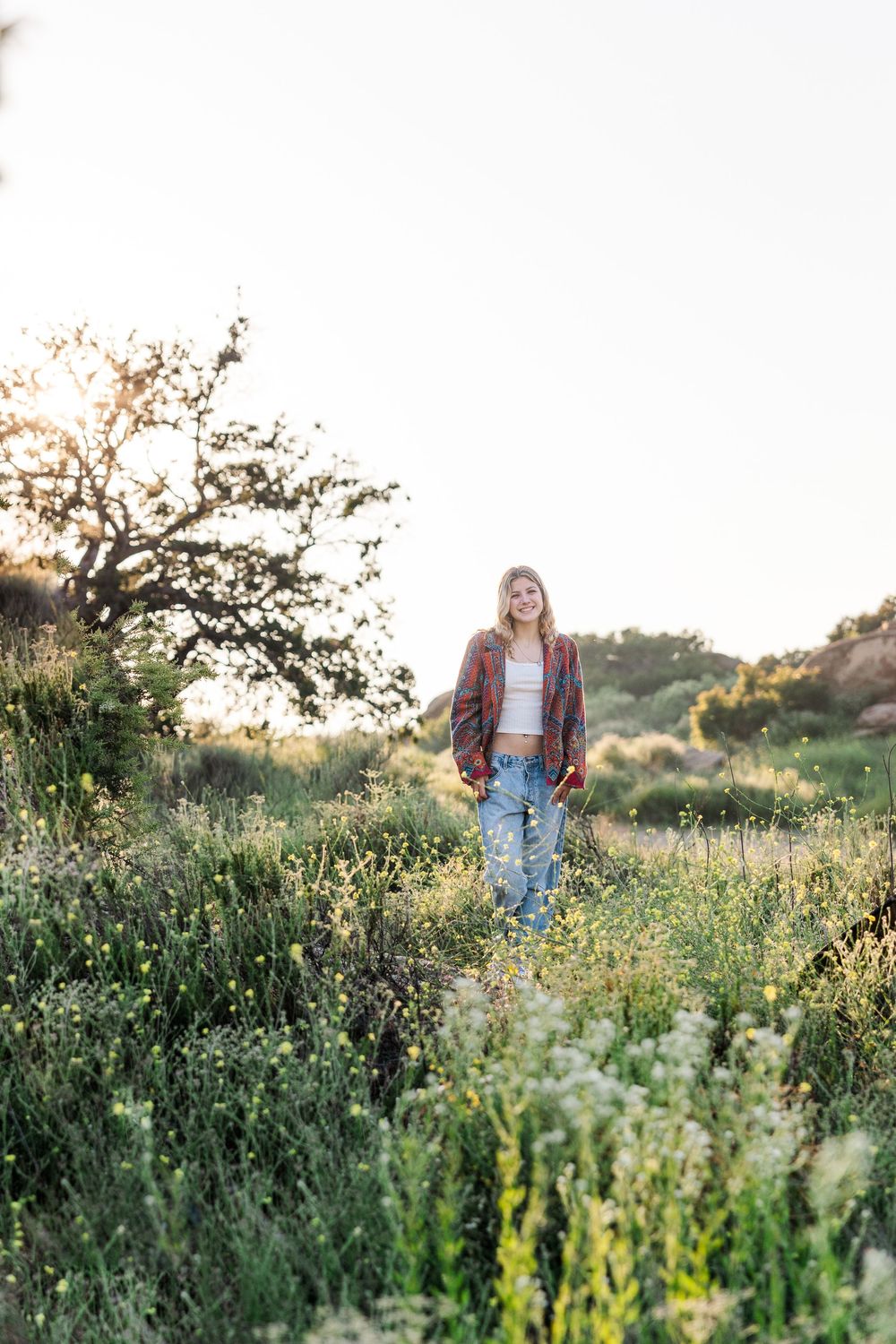 Simi Valley photographer captures Dylan, a 2024 Simi High School graduate, in timeless and natural outdoor senior portraits.
