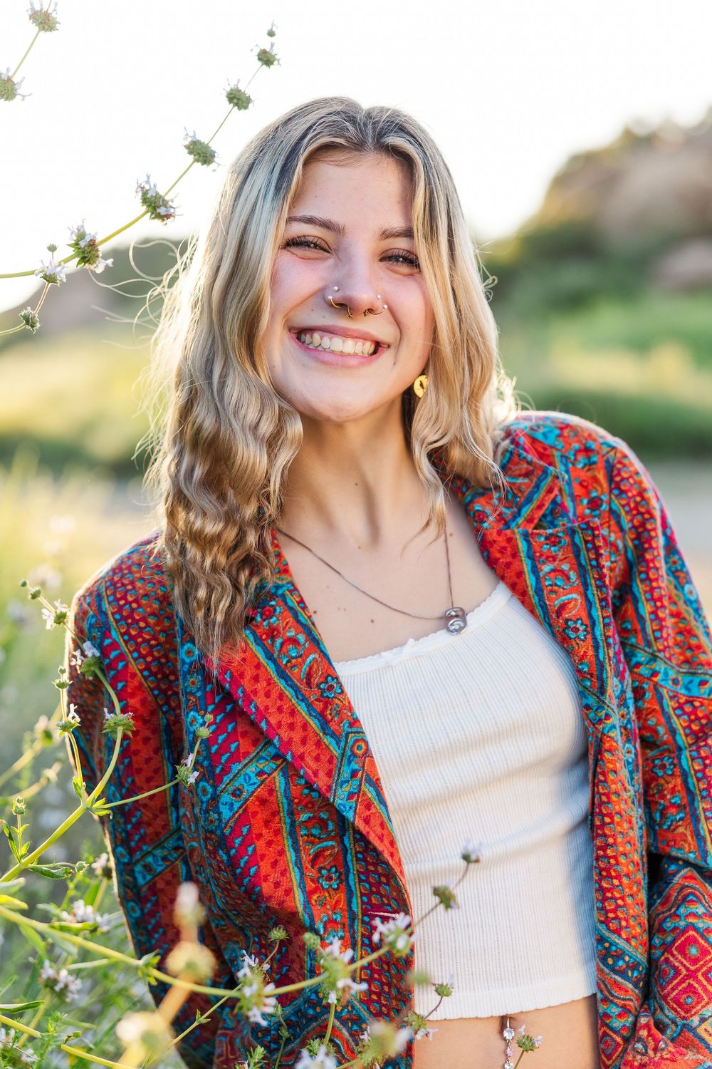 Simi Valley photographer captures Dylan, a 2024 Simi High School graduate, in timeless and natural outdoor senior portraits.