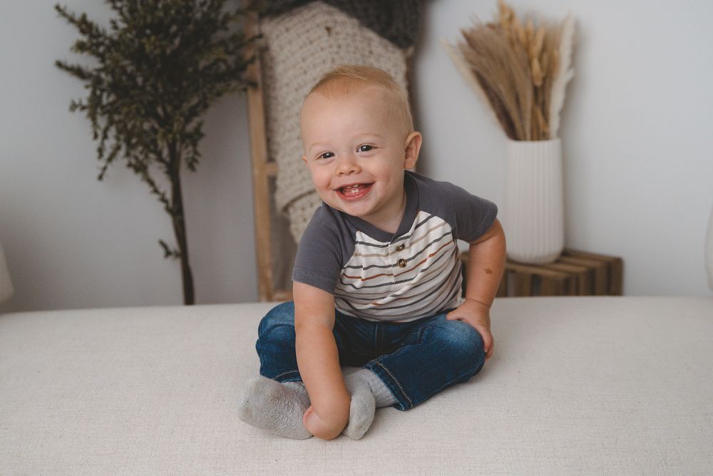 first birthday, milestones, studio