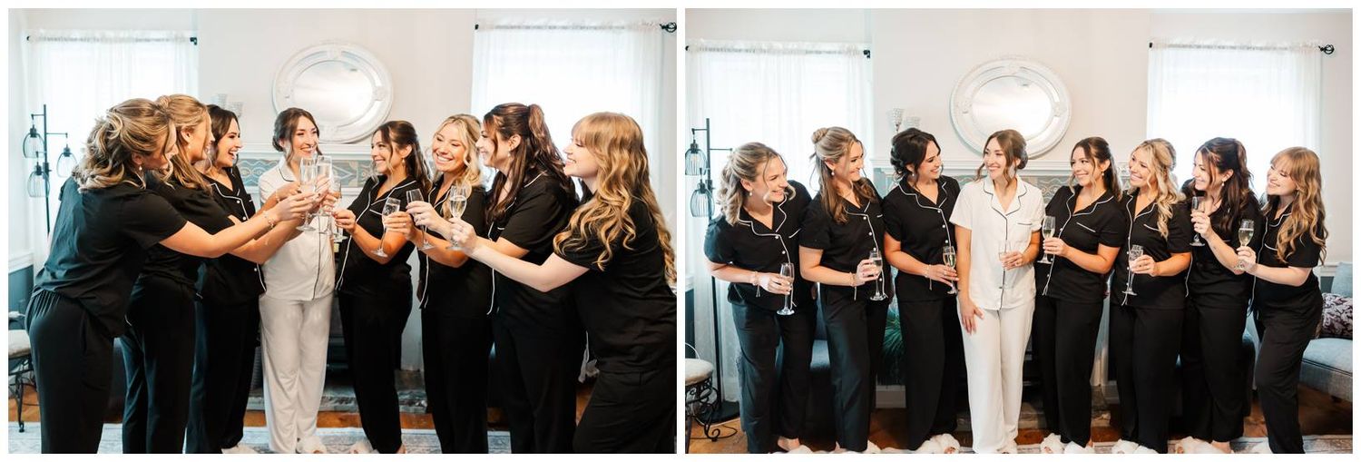 A group of people dressed in black performing in a choir formation during a musical performance.