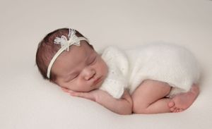 San Diego newborn photographer in home studio