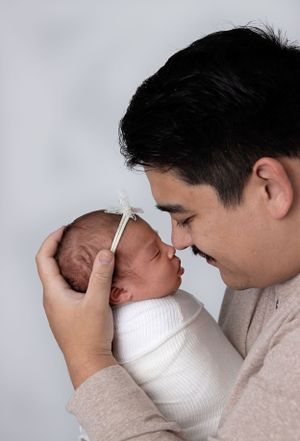 San Diego newborn photographer in home studio