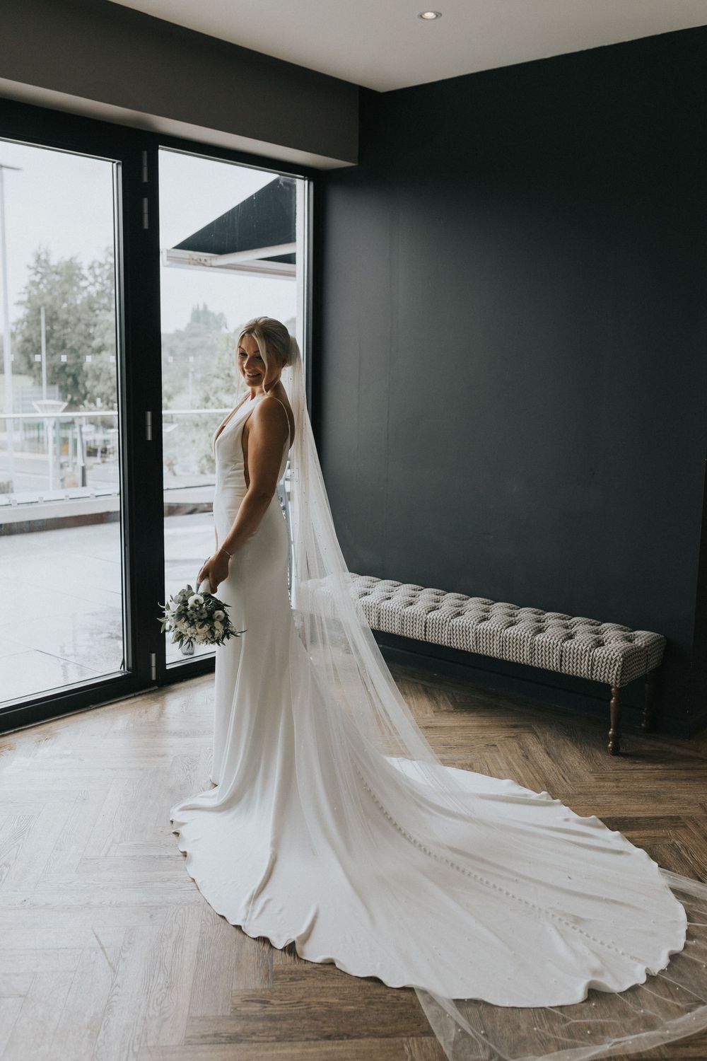 albert's Worsley wedding photography bride wedding dress