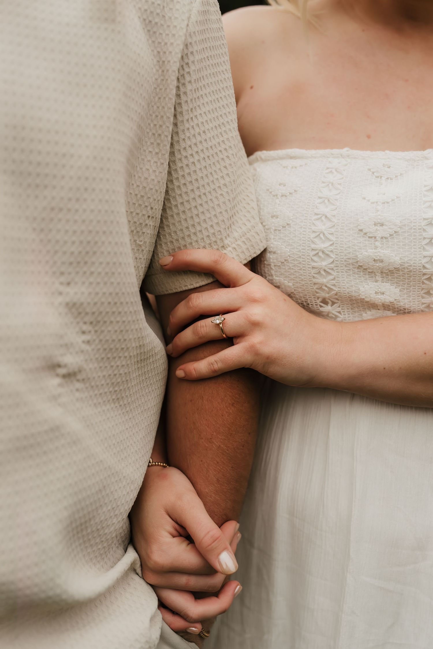 shot of beautiful engagement ring