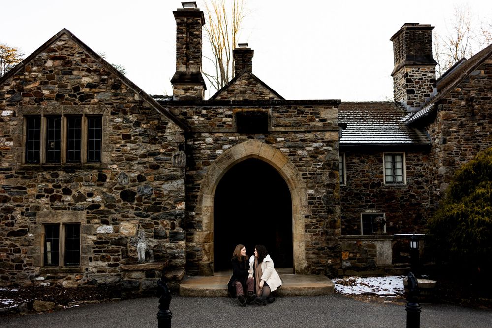 Parque Ridley Creek engagement