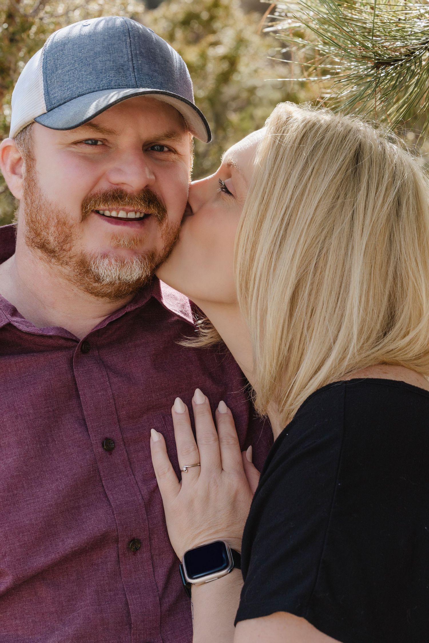 The Acords share smiles and sweet moments during a joyful photo session, capturing love, laughter, and their special bond.