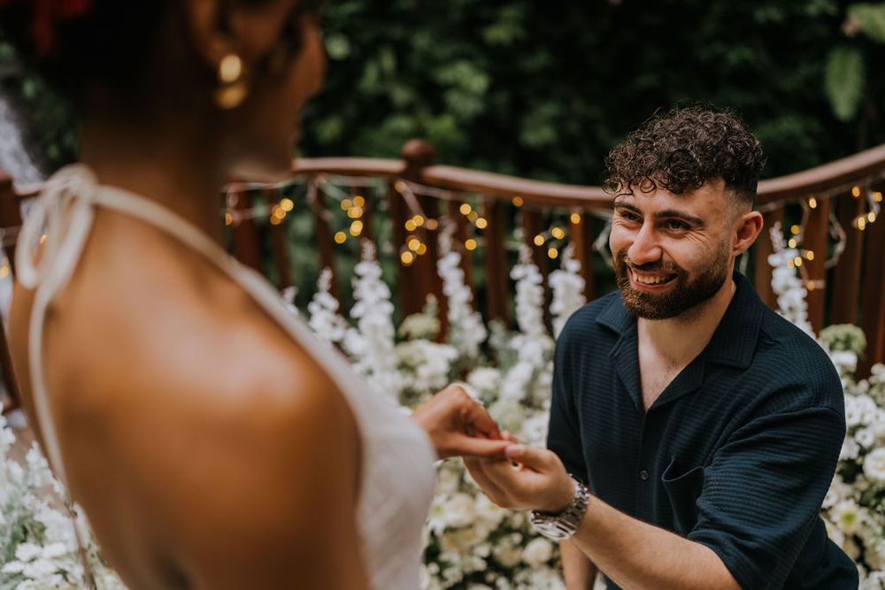 Professional proposal couple photography services at The Kayon Resort Bali.