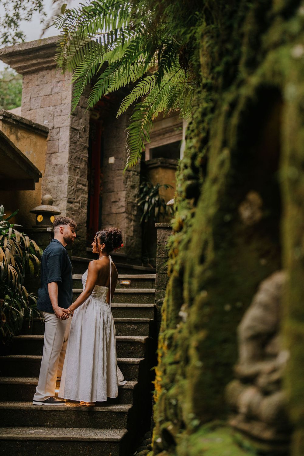 Professional proposal couple photography services at The Kayon Resort Bali.