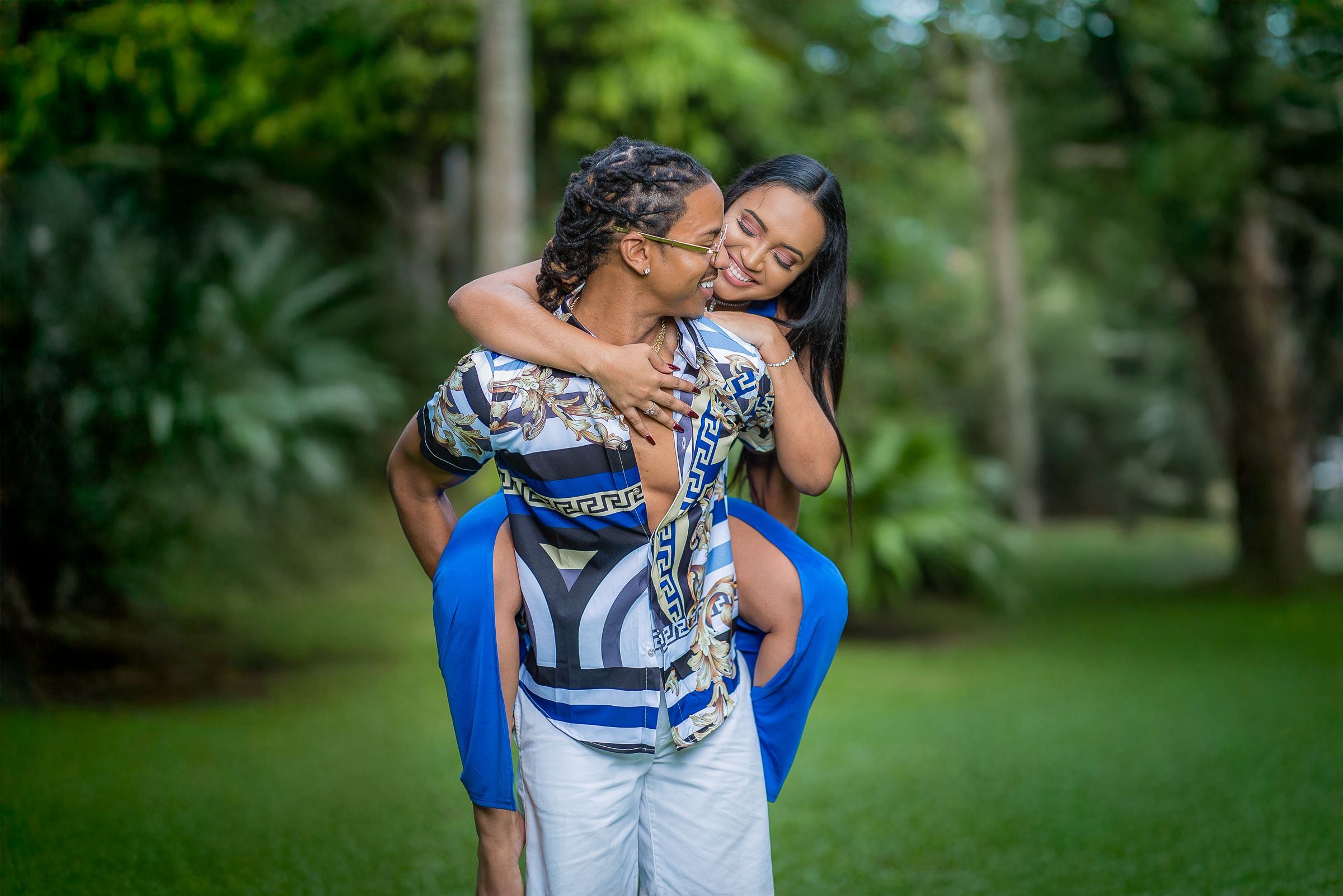 Romantic Engagement Portrait, Sapple's Photography, Jamaica, Destination Wedding Portrait