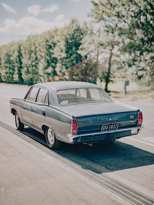Vintage Vaux Hall car in New Zealand. 2025