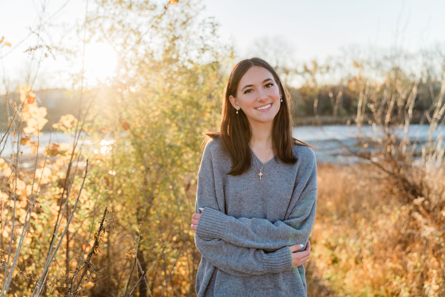 Fall session at Sidecut Metropark with Toledo senior photographer