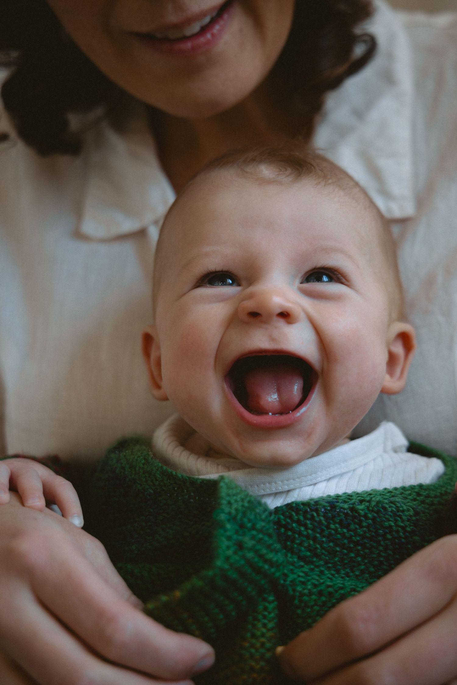 Happy baby photo
