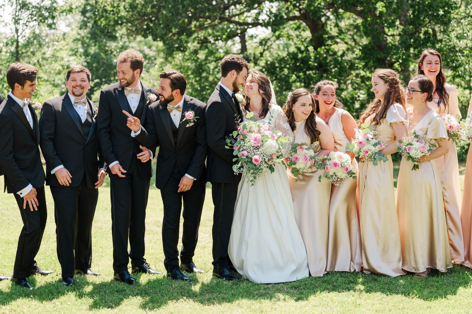 Wedding at Holy Family Cathedral Tulsa Oklahoma.