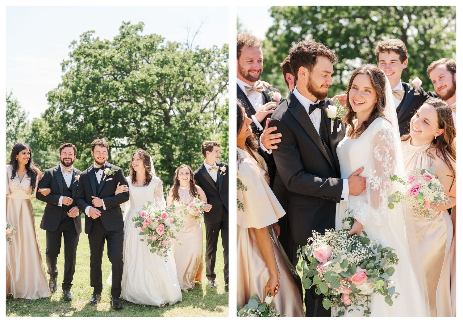 Wedding at Holy Family Cathedral Tulsa Oklahoma.