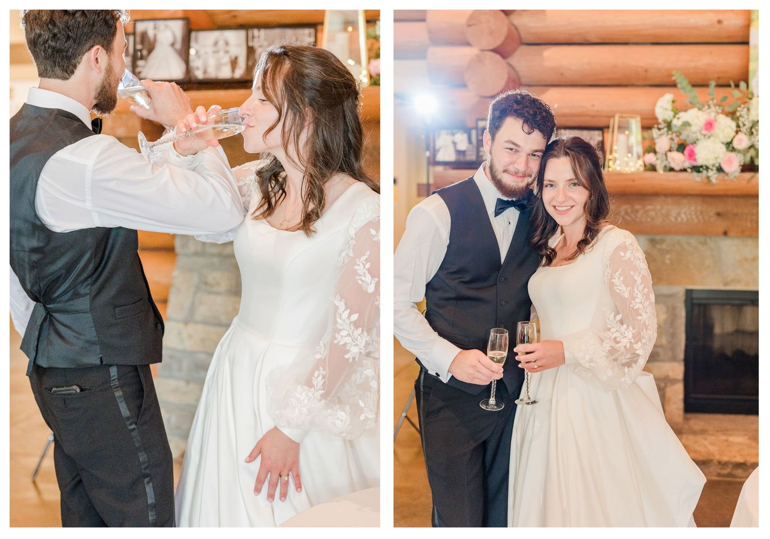 Wedding at Holy Family Cathedral Tulsa Oklahoma.