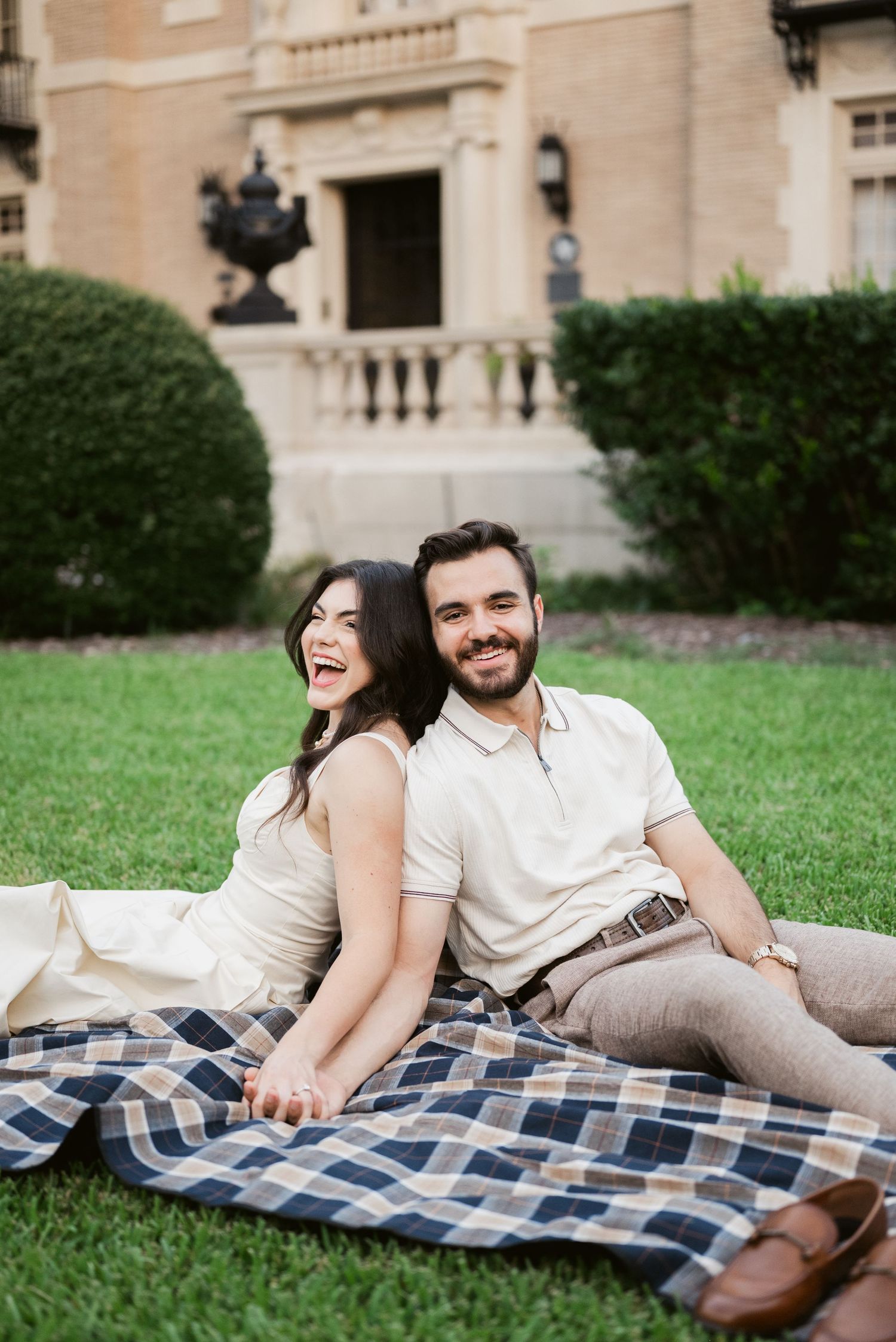 Aldredge House engagement photography in Dallas Texas.
