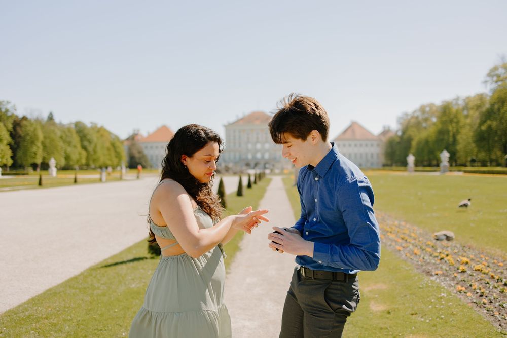 Munich Surprise Engagement, Munich Surprise Proposal, Munich Engagement, Munich Engagement, Nymphenburg Castle Engagement