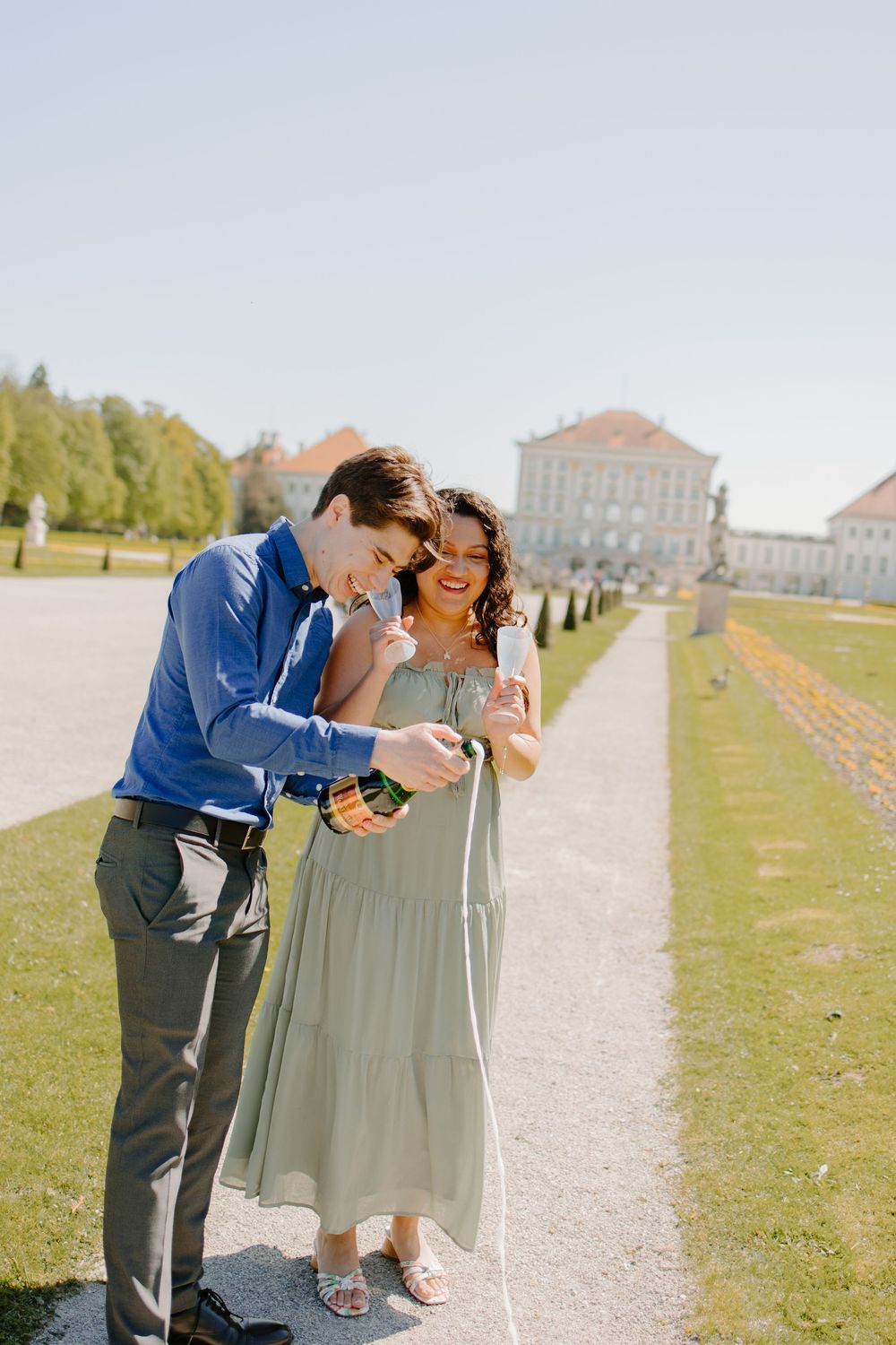 Munich Surprise Engagement, Munich Surprise Proposal, Munich Engagement, Munich Engagement, Nymphenburg Castle Engagement