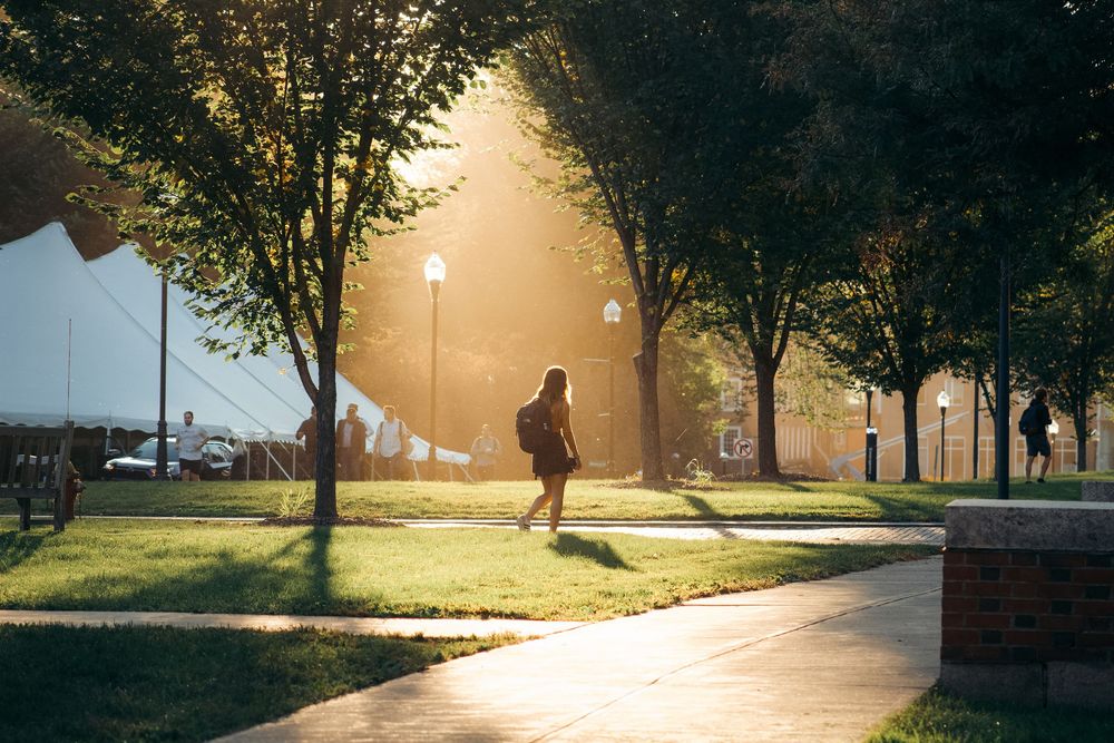 Dartmouth College golden hour photography
