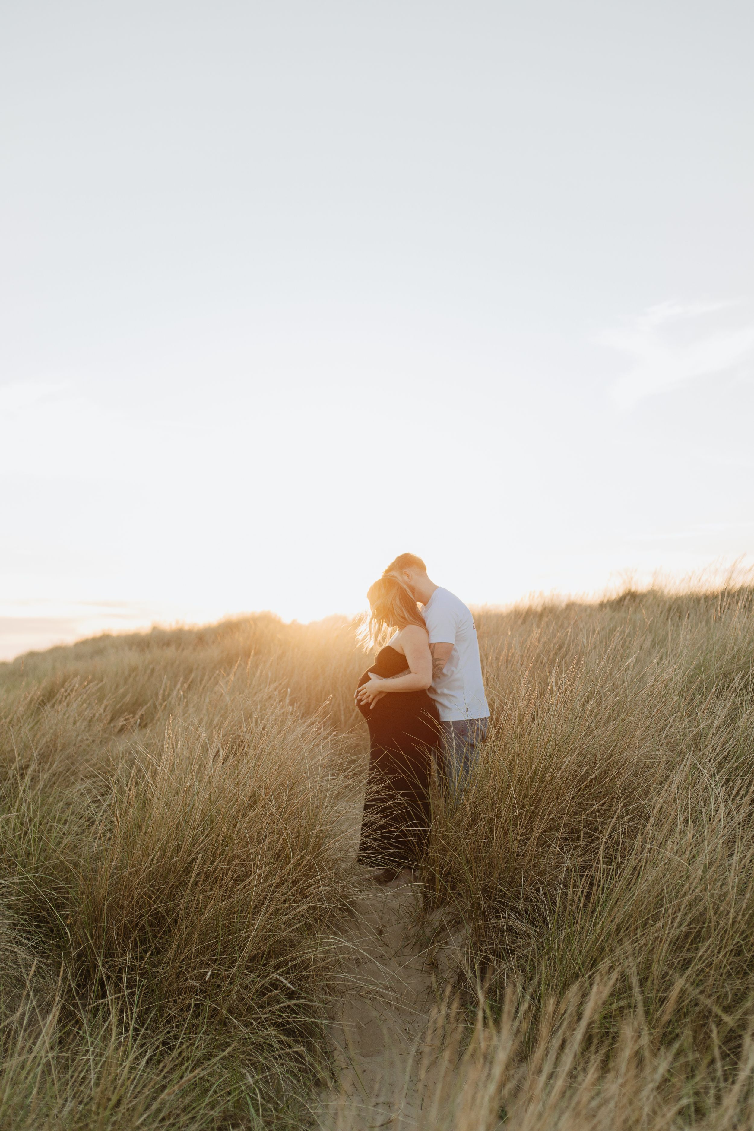 Sunset photos at the beach in Kent