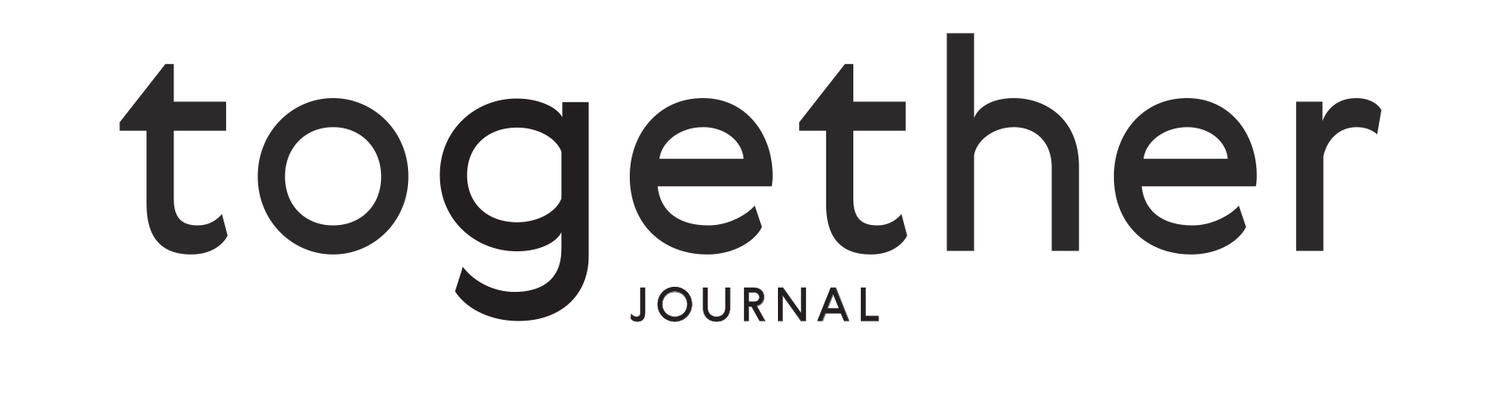 Three colorful logo variations for the word 'Together' with JOURNAL text underneath.