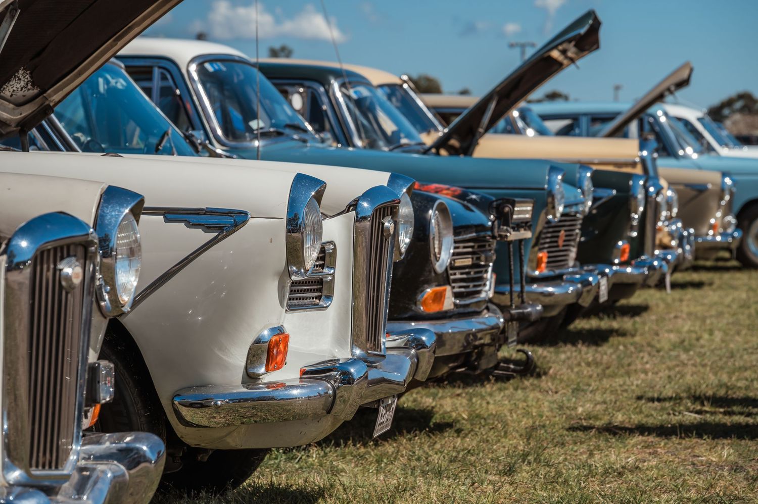 British classic car event - All British Day at Hawksbury Showground in Sydney.