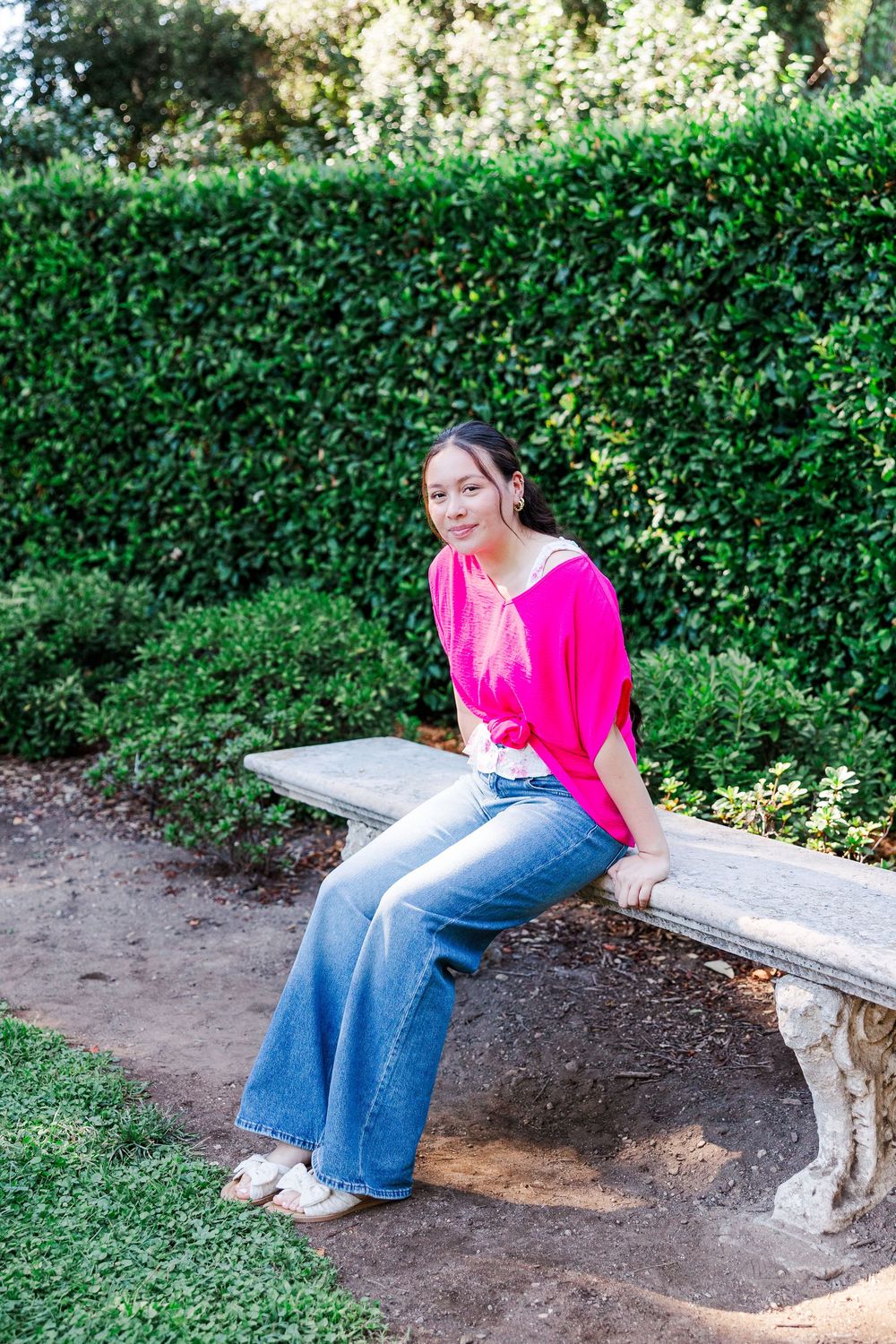 Simi Valley, CA 2025-26 Senior Rep Team @ the Huntington Library.  Senior Photos, Ventura  and Los Angeles County Senior Photographer.