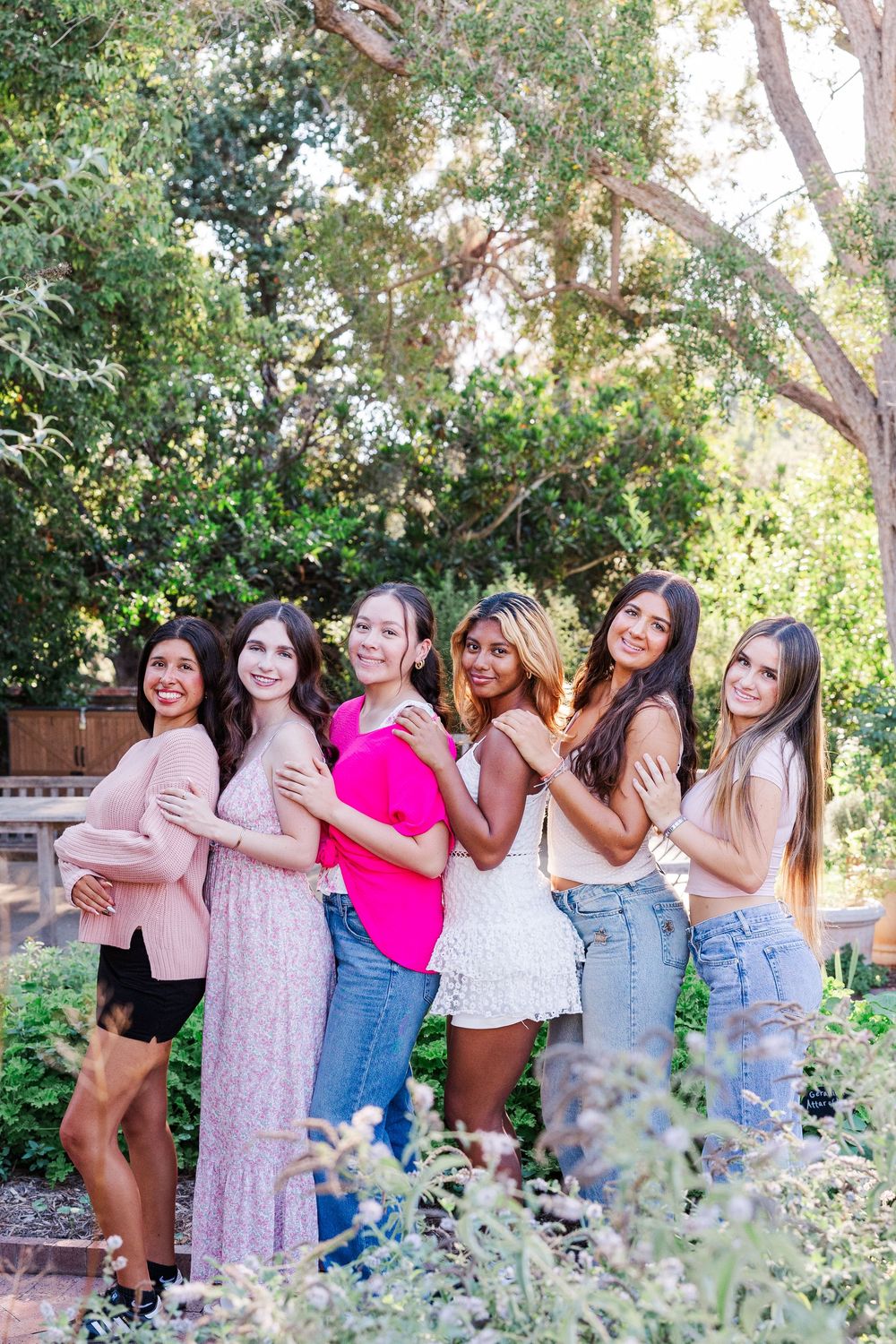 Simi Valley, CA 2025-26 Senior Rep Team @ the Huntington Library.  Senior Photos, Ventura  and Los Angeles County Senior Photographer.