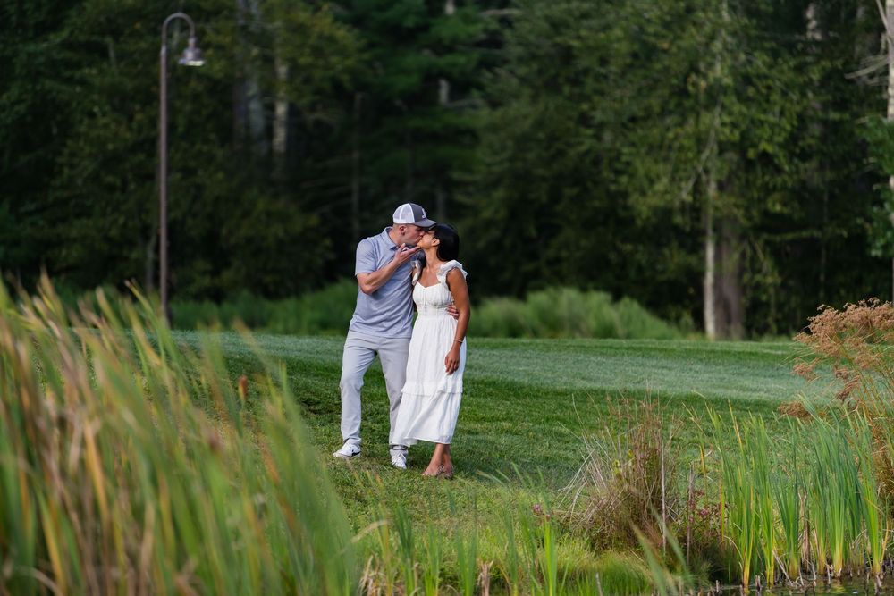 South County RI outdoor engagement portraits The Preserve.
